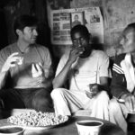 Hugh Jackman is drinking coffee with Ethiopian coffee farmer Dukale, who was the inspiration behind Jackman’s Laughing Man Coffee & Tea brand. Uncommon Union provided community outreach, media, and press relations for the brand until its acquisition by Green Mountain Coffee Roasters.